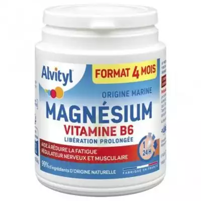 Alvityl Magnésium Vitamine B6 Libération Prolongée Comprimés Lp Pot/120 à Saint-Médard-en-Jalles