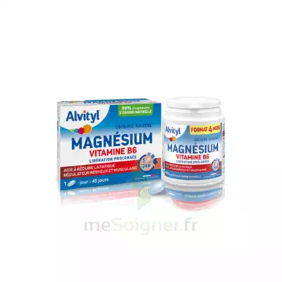 Alvityl Magnésium Vitamine B6 Libération Prolongée Comprimés Lp B/45 à Saint-Médard-en-Jalles